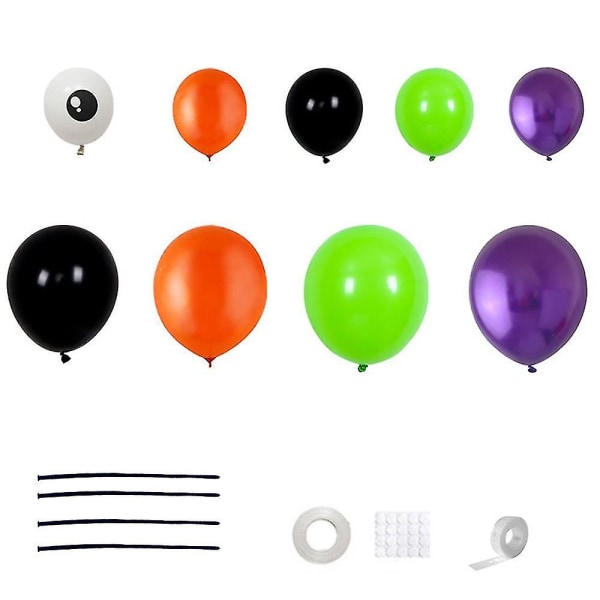 Halloween Balloons Kit, Halloween-temafest för barn 7