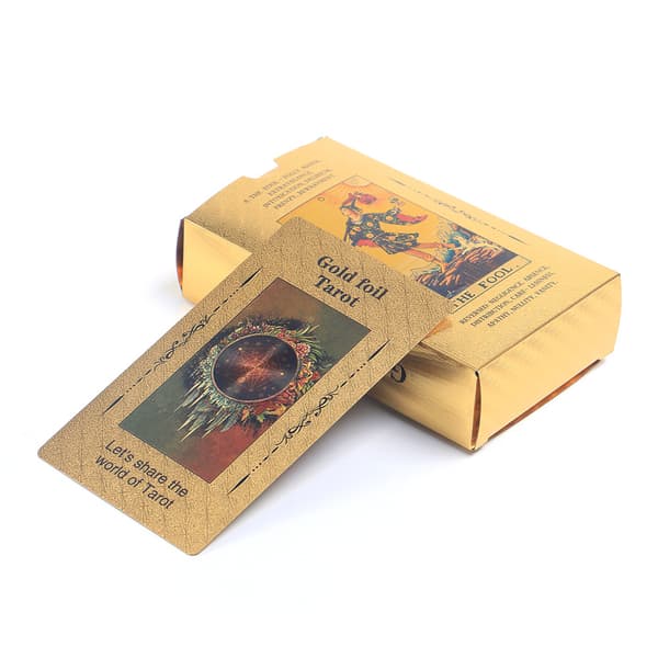 Tarot i guldfolie