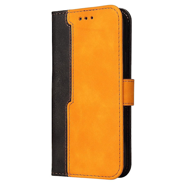 Phone case i läder för iPhone 15 Orange