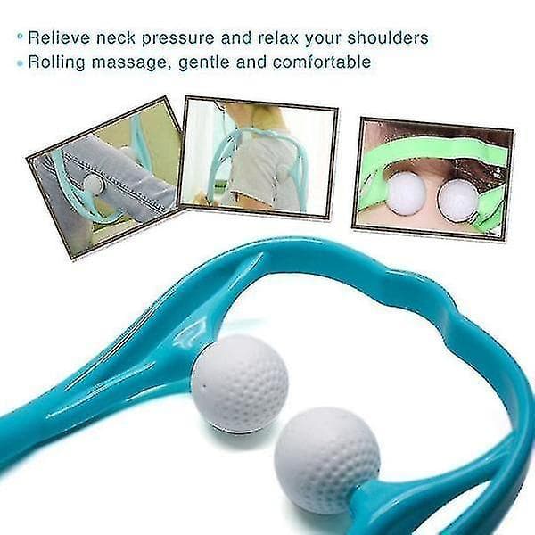 För Neck Control Roller Relief Fatigue Massage (Blå) WS17728 null none