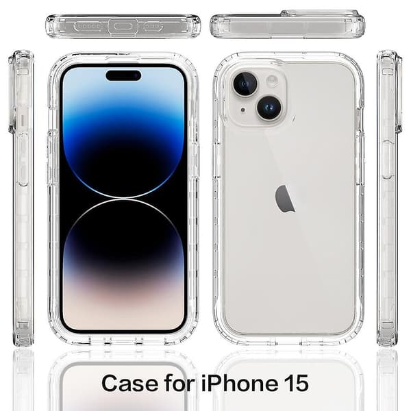Klart Gradient- phone case för iPhone 15 Blue