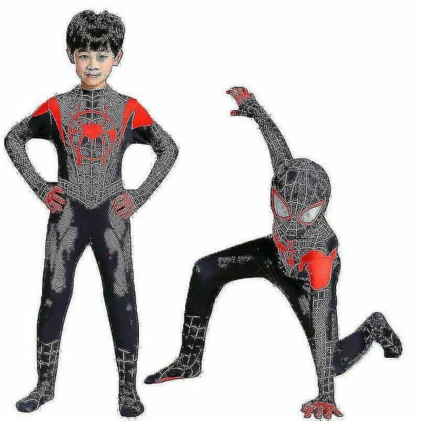 Kostym för barn 11-12 Years Black spiderman