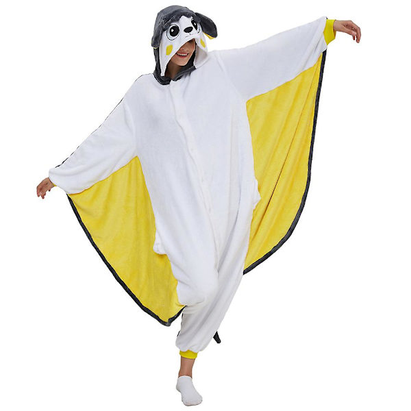 Emolga Pyjamas Djurdräkt Jumpsuit Halloween Cosplay M