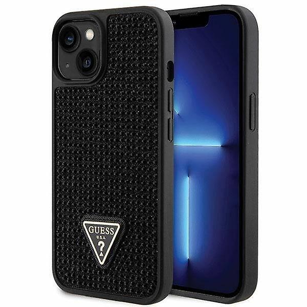Guess Rhinestone Triangle Hardcase Case Cover till Apple iPhone 14 - Svart null none