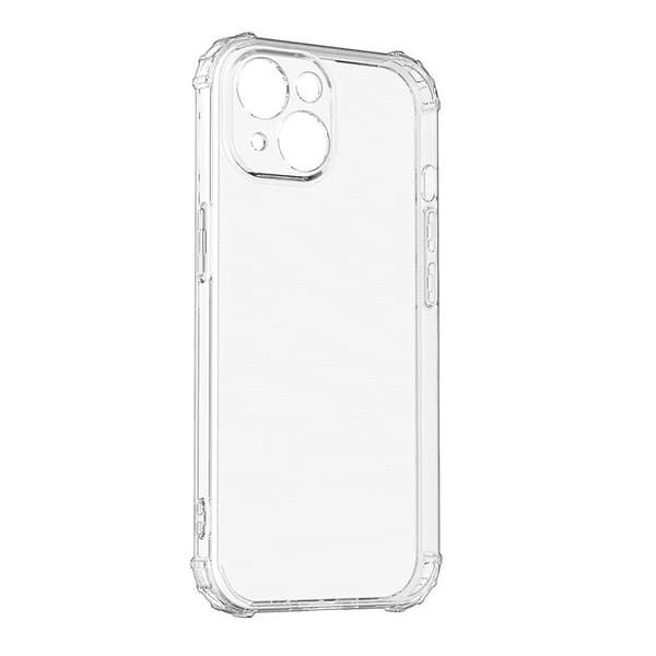 Stötsäkert genomskinligt TPU- phone case för iPhone 15 null none