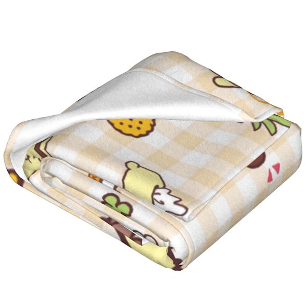 Pompompurin 3D-tryckt filt, lätt filt Flanellfiltar-NCRC405 76x102cm 40x30in