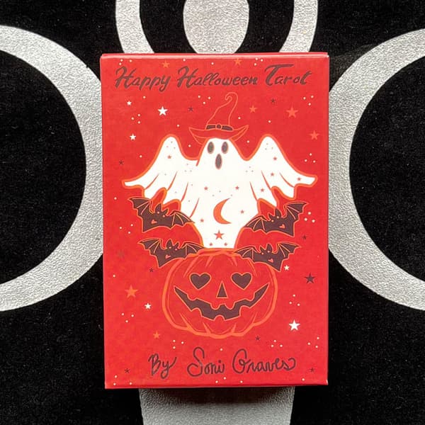 Tarot kort English version glad Halloween tarot