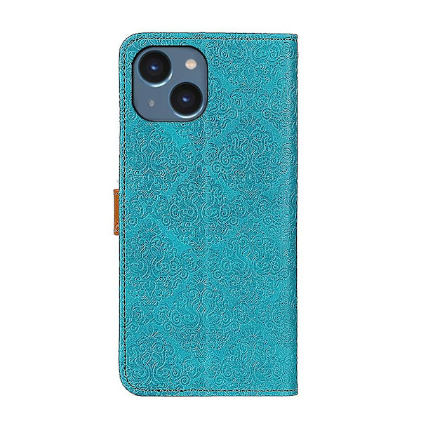 Präglat phone case för iPhone 15 Plus Blue