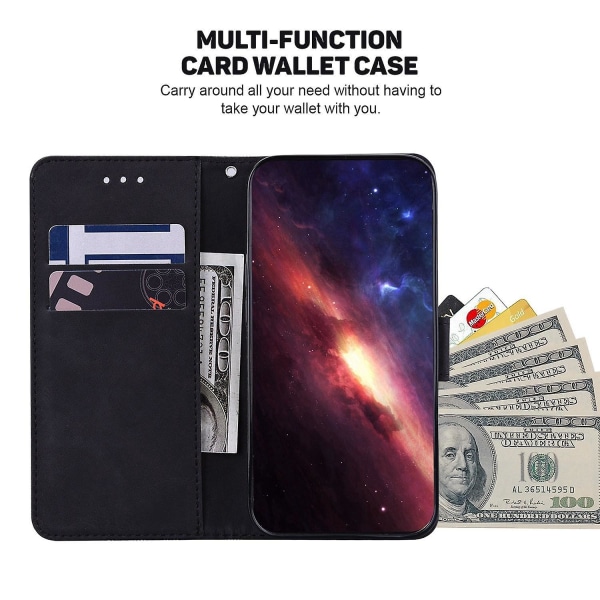 Geometriskt präglat case för iPhone 15 Pro Black