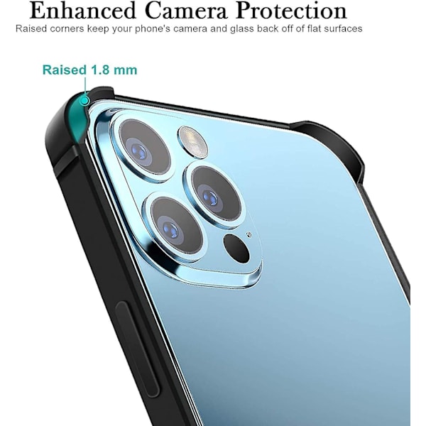 Ram Metall Bumper Case För Iphone15 Pro Max/15 Plus/15 Pro/15, Metall Cover med upphöjd kantskydd för Iphone 15series gold iPhone 15 Plus