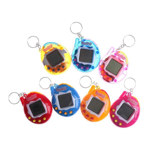 Nostalgisk Tamagotchi Nya 49 husdjur i 1 virtuellt cyber-slumpmässigt Pet Toy Tiny Game Red