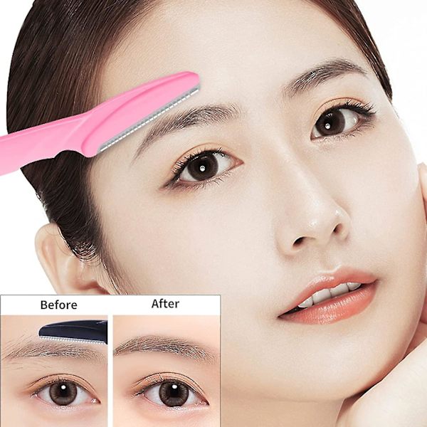 4 Pices De Rasoirs Sourcils,rasoir Sourcils De Scurit Pour Le Visage,coupe-sourcils,pilateur Portable Pour Le Visage Outil Pour Femmes Kit null none