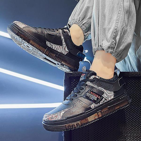 Herrsneakers Andas löparskor Dammode Sportskor 5510 Black 41