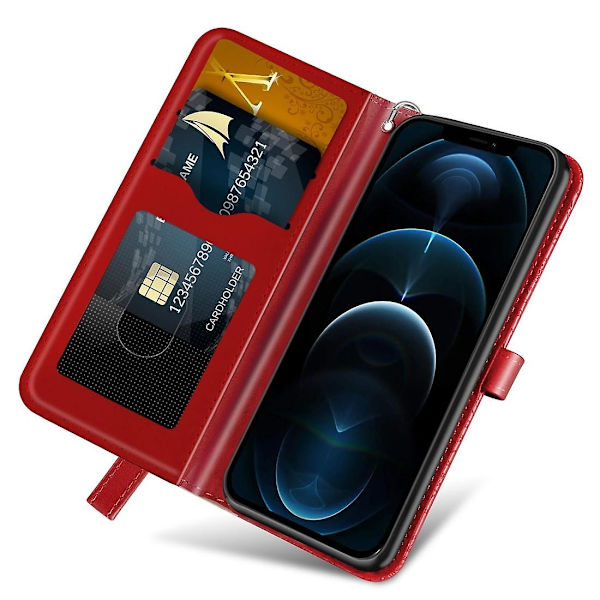 Case med reliefmönster för iPhone 15 Plus Red