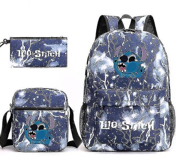 Lilo Stitch Ryggsäck Set skolväska Zr thunder blue none