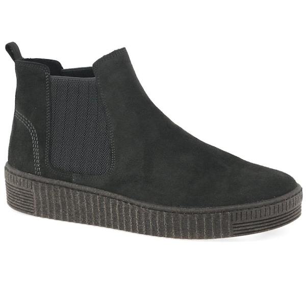 Gabor Lourdes Chelsea stövlar dam Ocean Suede Uk 8