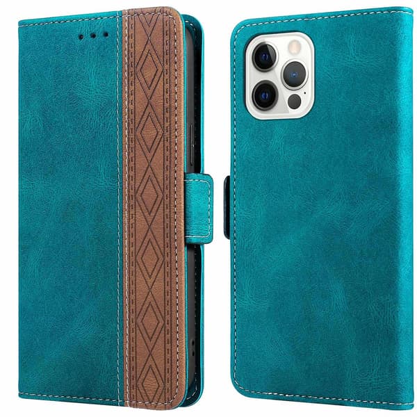 RFID- phone case för iPhone 15 Pro Dark green