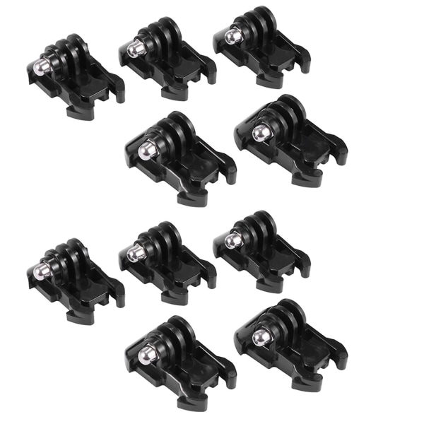 5 st Quick Release Spänne Basfäste För Gopro Hero Svart Black none