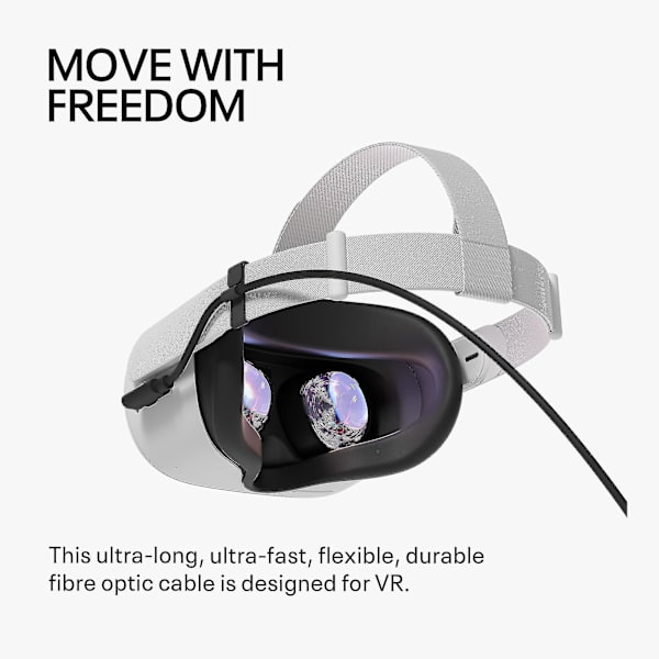 Oculus Link Virtual Reality Headsetkabel för Quest 2 och Quest 5 M (16 Ft) Pc Vr null none