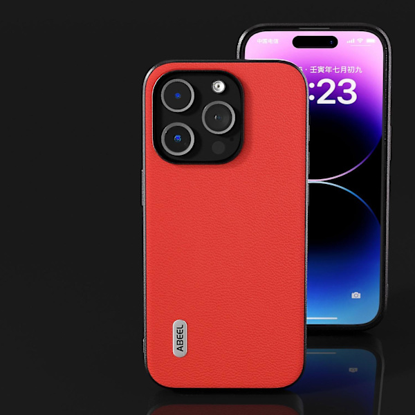 ABEEL Luolai-serien phone case för iPhone 15 Red