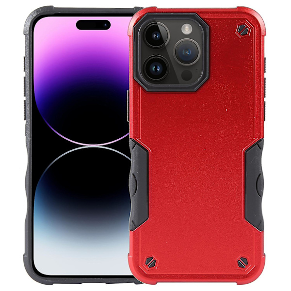 Halkfritt Armor case för iPhone 15 Pro Red none