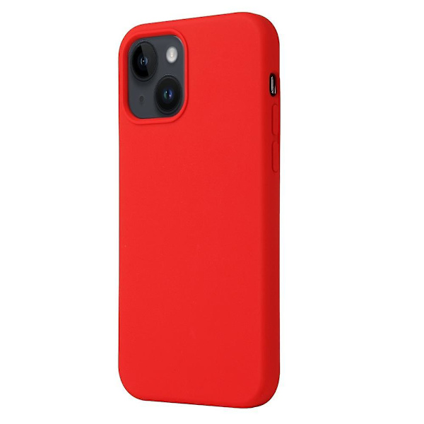 Flytande phone case för iPhone 15 Plus Red