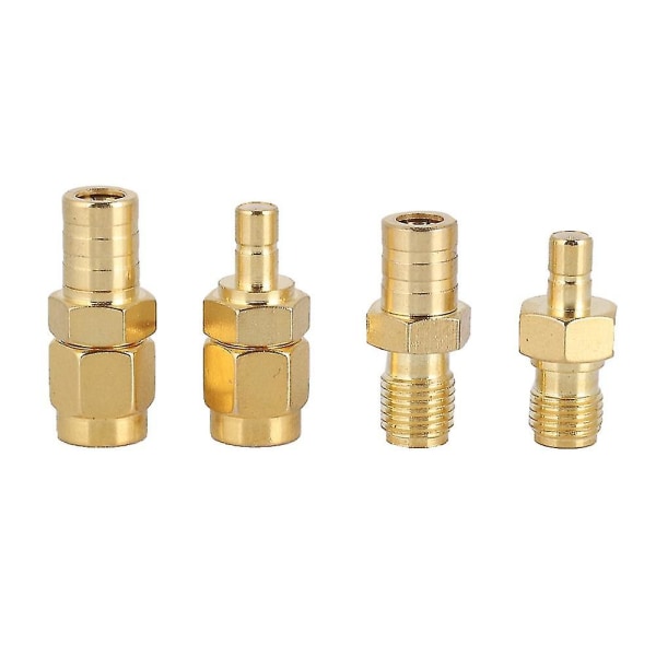 4 typer Rf Adapter Sma Adapter Till Smb Connector Rf Converter Set För Dab Car Radio Antenn null none