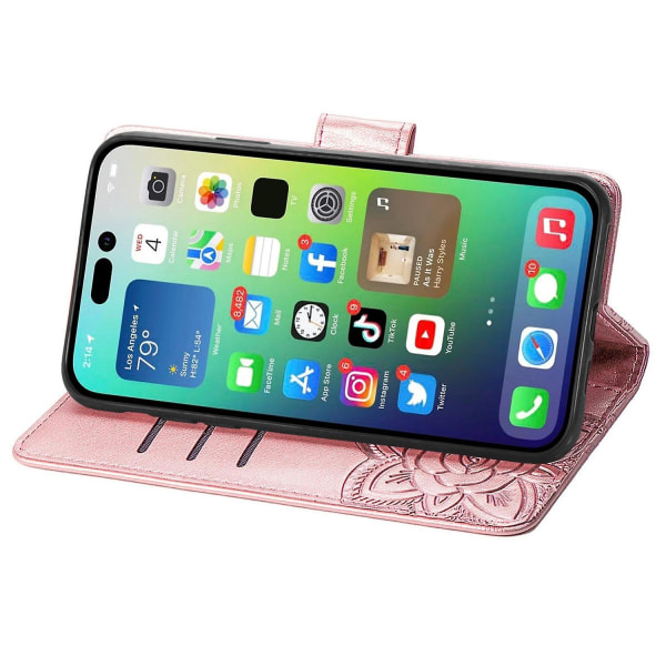 Fjärilspräglat case för iPhone 15 Multicolor none
