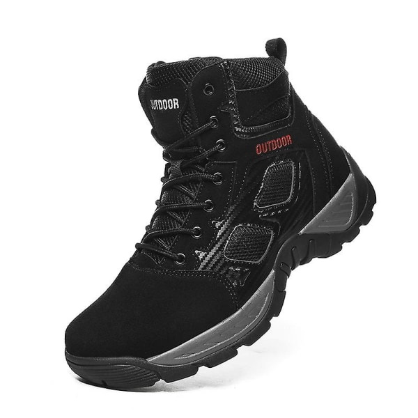 Herr vandringskängor Outdoor High Top löparskor Mode Sportskor K688 Black 40