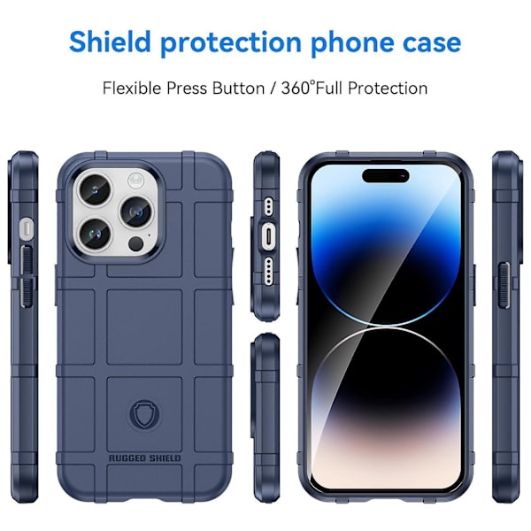 TPU phone case för iPhone 15 Pro Blue