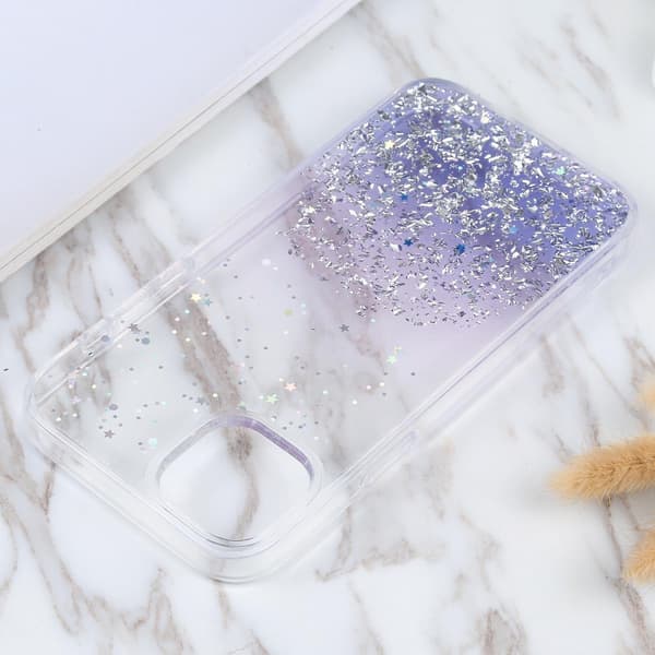 TPU+PC phone case för iPhone 15 Purple