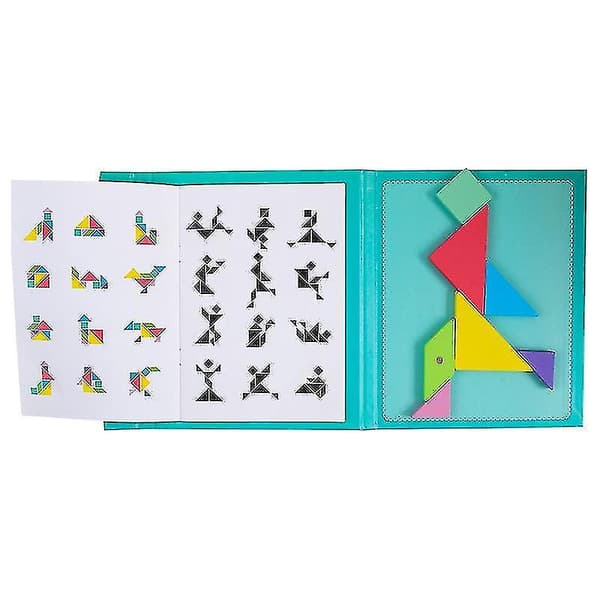 Jigsaw Tangram Game Lärande Pedagogiska ritbord pusselspel null none