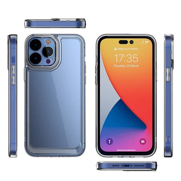Akryl + TPU case för iPhone 15 Pro Max null none