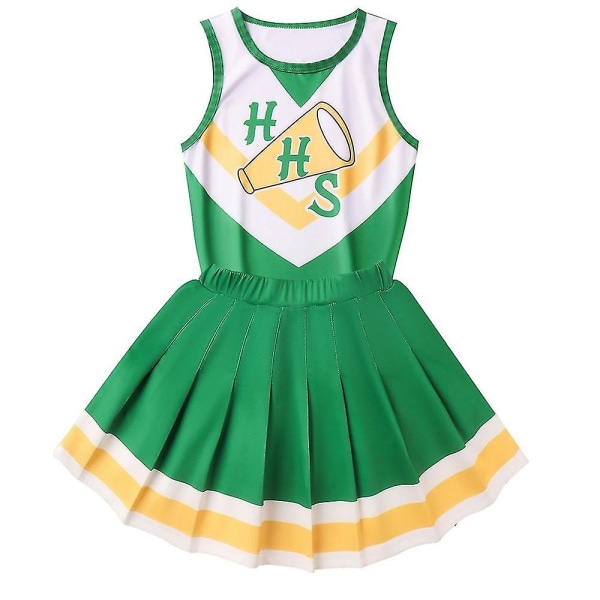 3-8 år Kids Stranger Things Säsong 4 Hawkins High School Basketball Cheerleaders Linne Kjol Set Tmall 3-4 Years