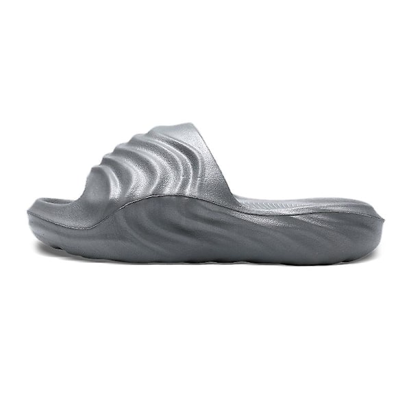 Strandtofflor för män Modesandaler Utomhus Halkfria inomhusskor 3B3069 Gray 41-42