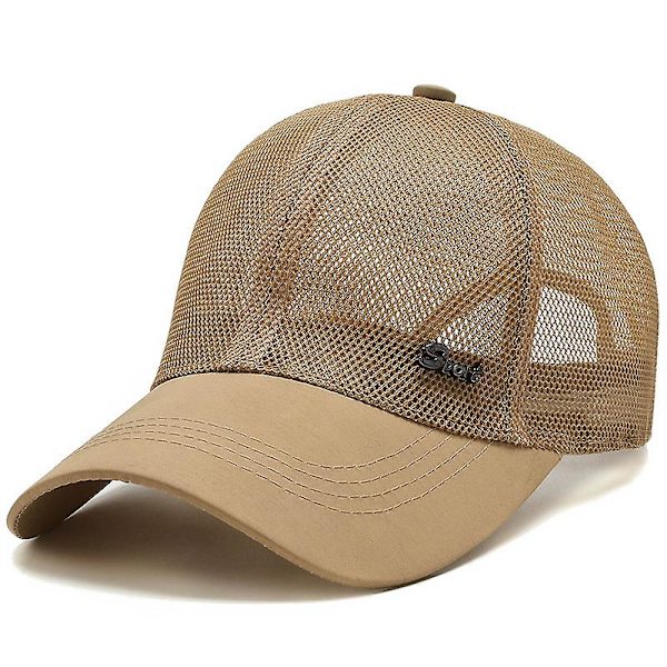 Sommar Snabbtorkande mesh Herr Dam Lastbil Utomhus Bergsbestigning Fiske Fotvandring Löphatt CAP Army Green