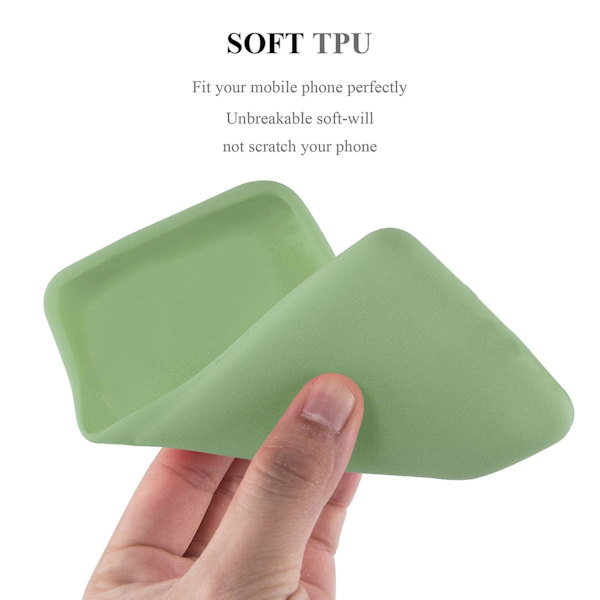 Oppo A16s / A54s Hülle Handy Cover TPU- case - matta färger CANDY PASTEL GREEN A16s / A54s