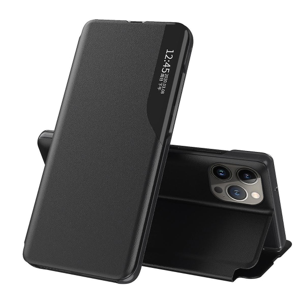 Side Display Case för iPhone 15 Pro Black