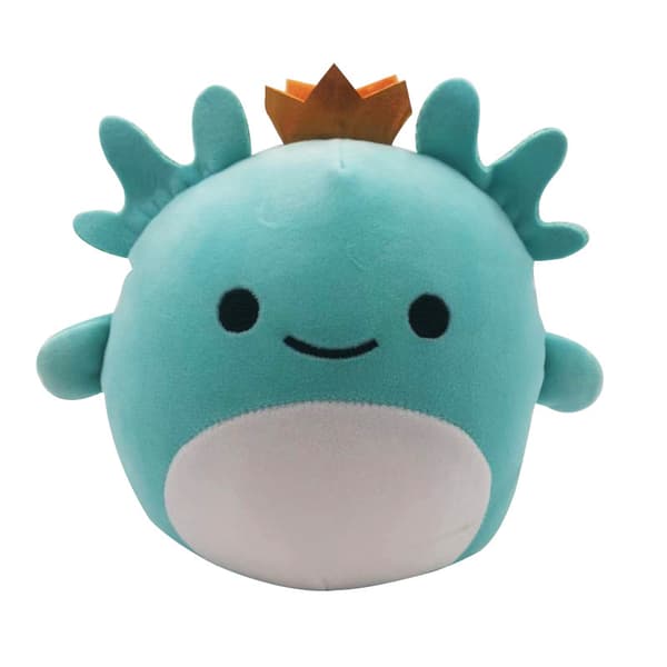Squishmallow plyschleksak 20CM kronsalamanderblå