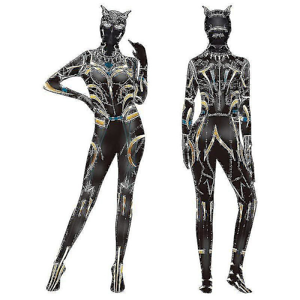 Barn Vuxen Black Panther2 Cosplay-kostym för kvinnor Black Panther: Wakanda Forever 180
