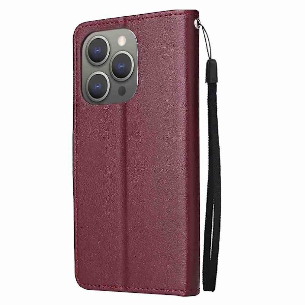 Phone case till iPhone 15 Pro Dark red