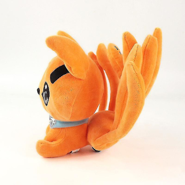 25 cm Naruto Nine Tailed Fox Kurama Plyschleksak Doll Kudde Present null none