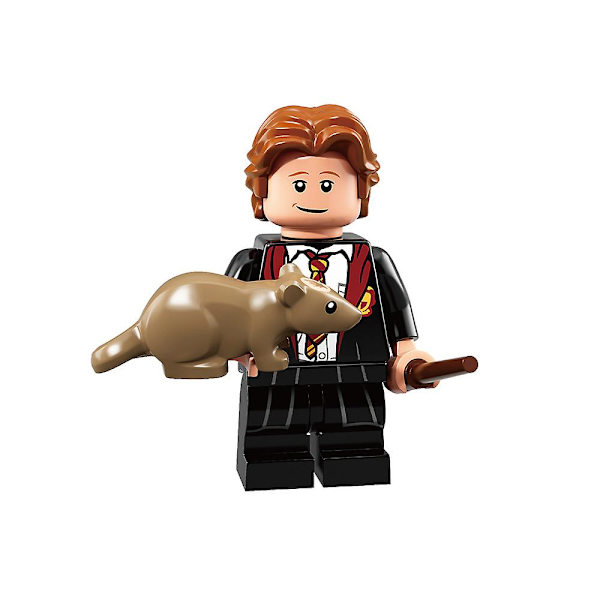 8 st/ set Harry Potter-figurer Minifigur Monterad Mini byggklossleksaker Presenter null none