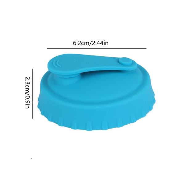 Cap Lock Soda Drink Snaps Cover Lock Lock Sealer Protector Återanvändbar, 100 % ny Upgraded version 6pcs