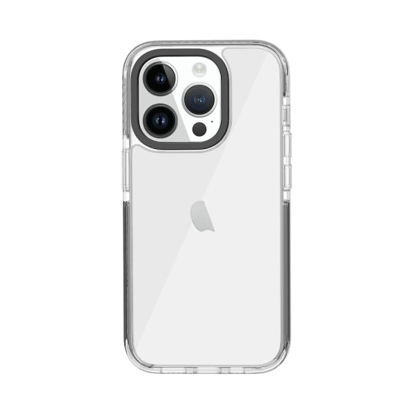 Transparent phone case för iPhone 15 Pro Black