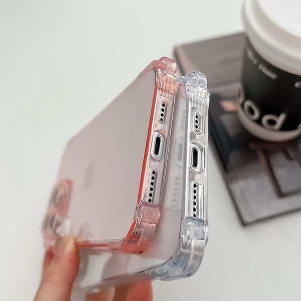 Stötsäkert TPU phone case för iPhone 15 Pro Black