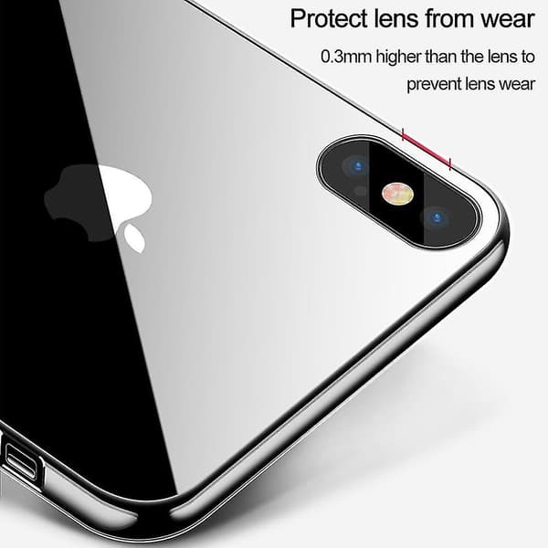 9h härdat case för Iphone X Tpu ram Repsäkert genomskinligt phone case null none
