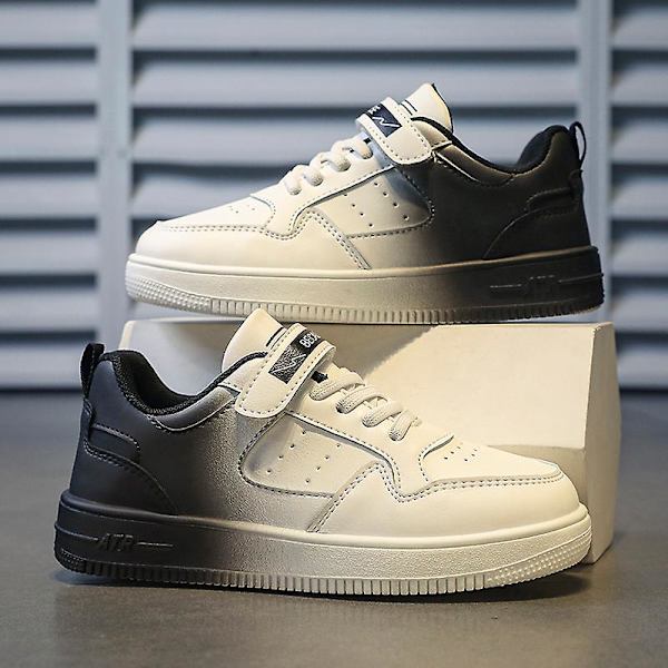 Pojkar Sneakers Andas Flickor Skateboarding Skor Löparskor 3Da303 Black 31