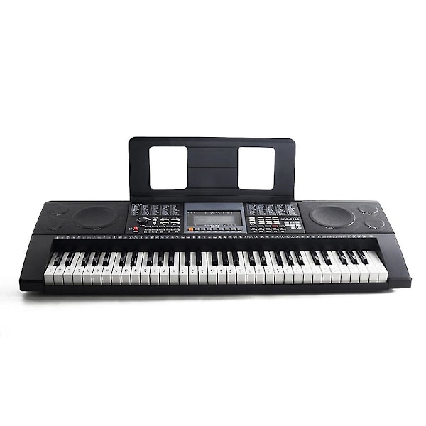 Elektroniskt pianonotställ Elektroniskt klaviatur Notställ Kompakt med praktiskt bekvämt inläst, 1 st Black none