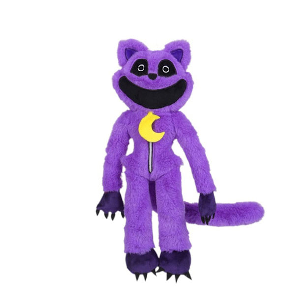 Smilings Critters Lila Katt Plyschdjur Bekväma Stoppade Krama Dockor för Barn Pojkar Flickor Vuxna Stand